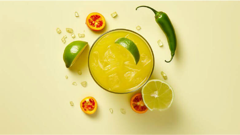 Spicy scream margarita