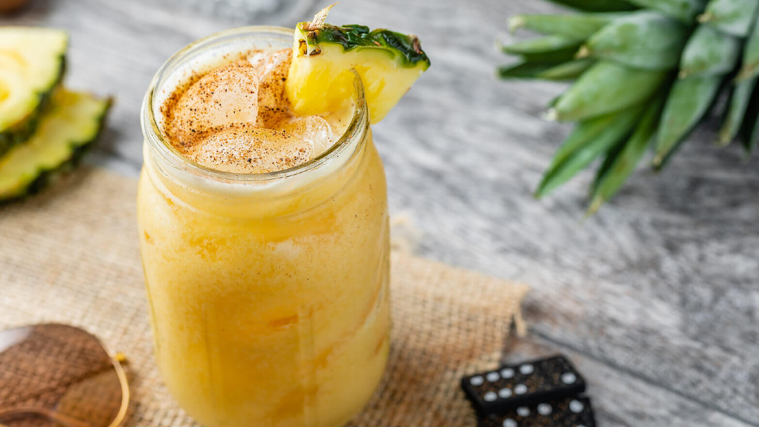 Painkiller summer cocktail.