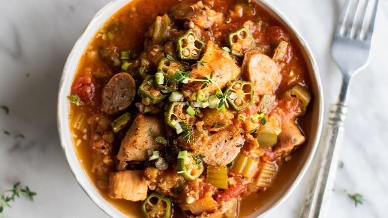 gumbo for Mardi Gras