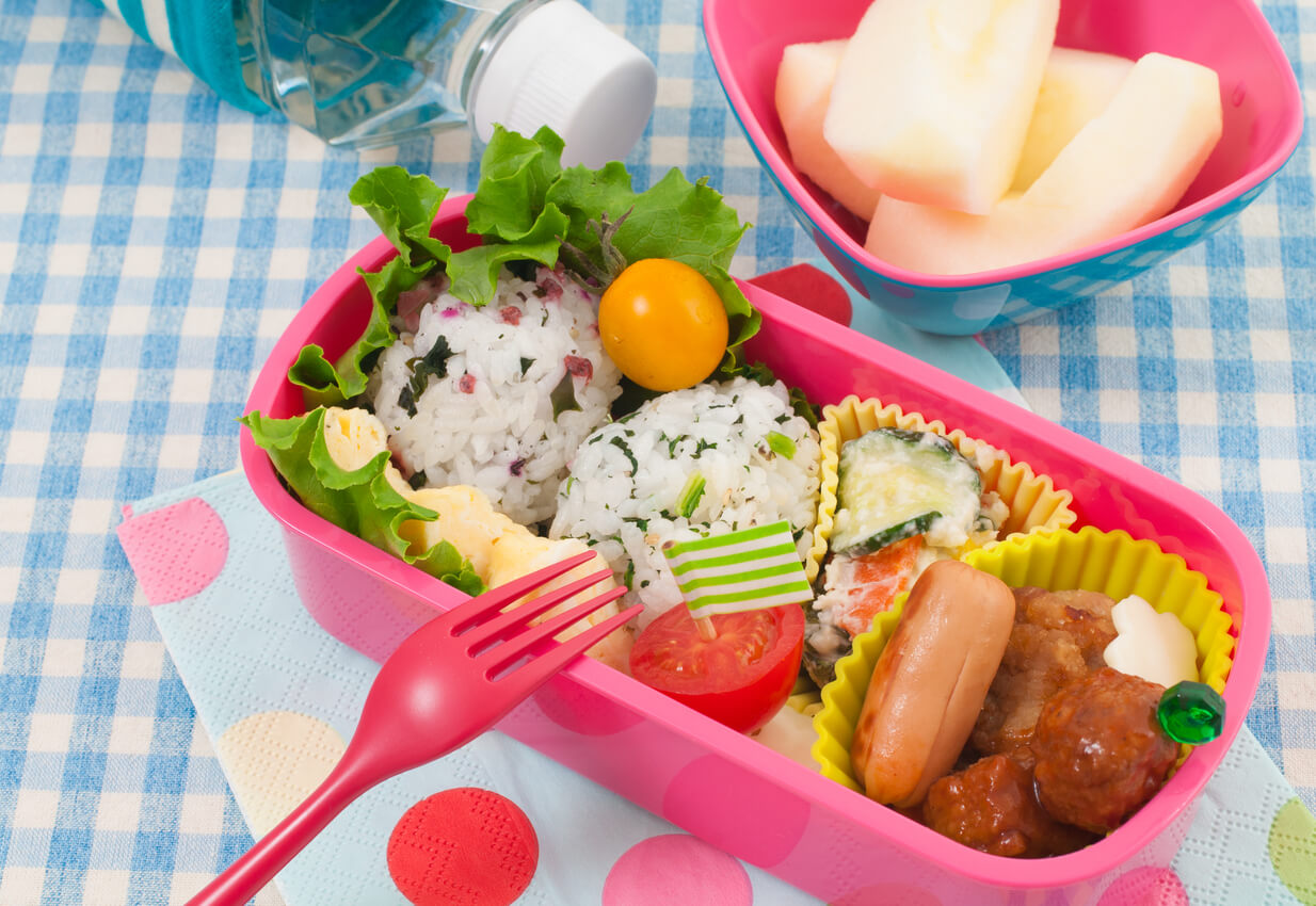 Japanese colorful lunch