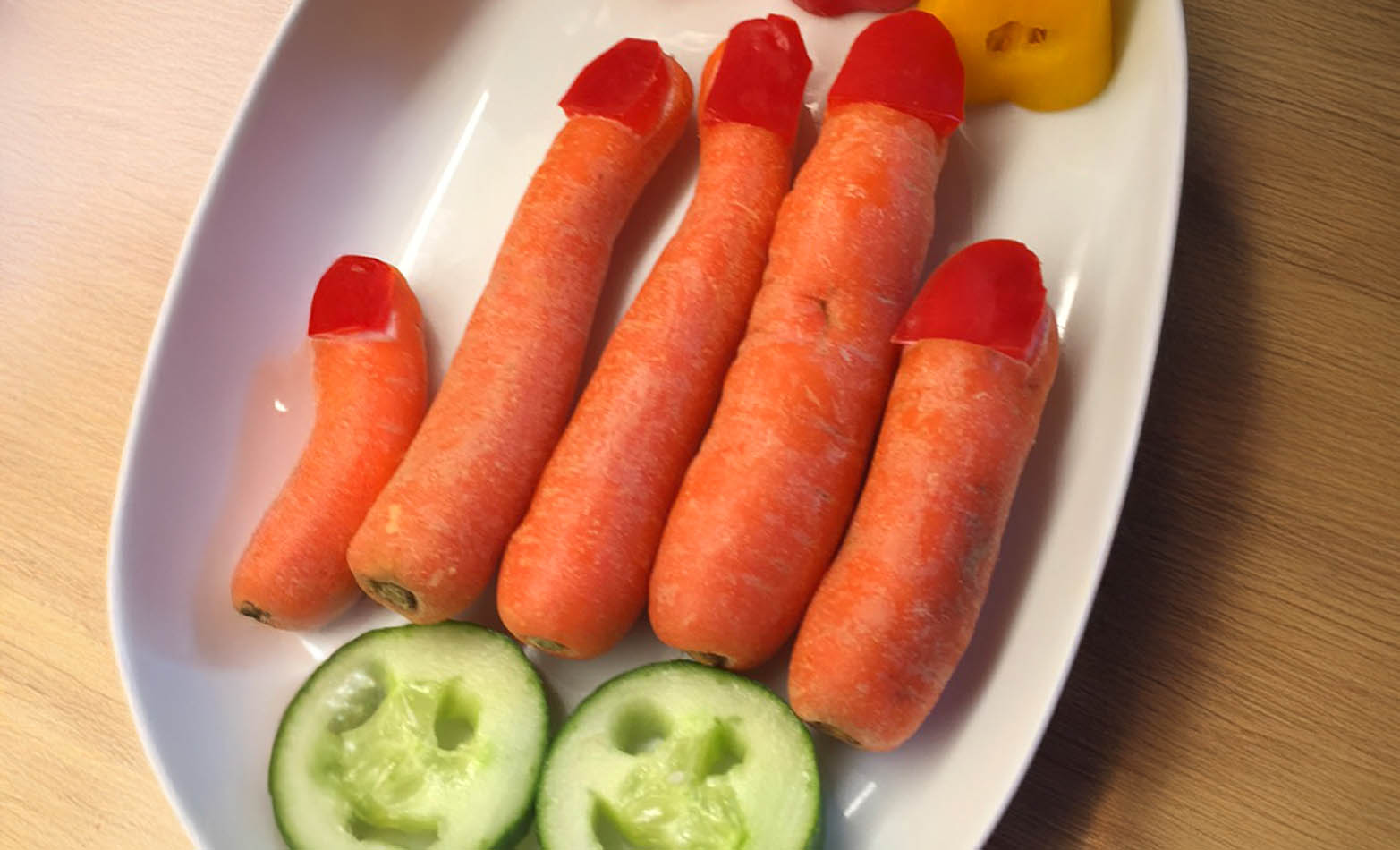 Witchy carrot fingers