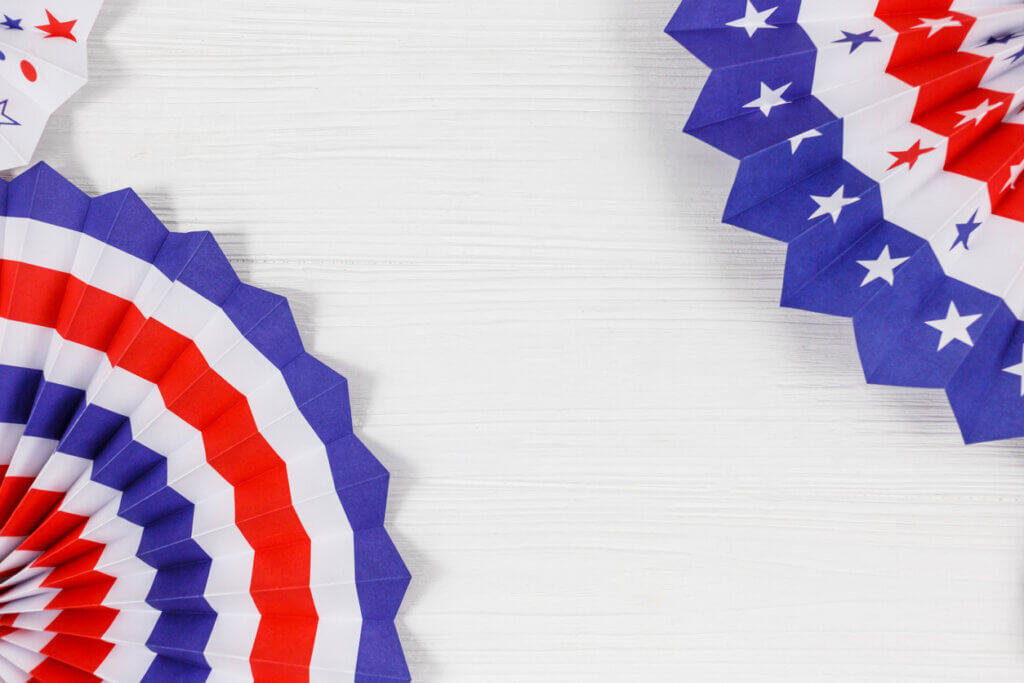 Memorial Day tissue fans