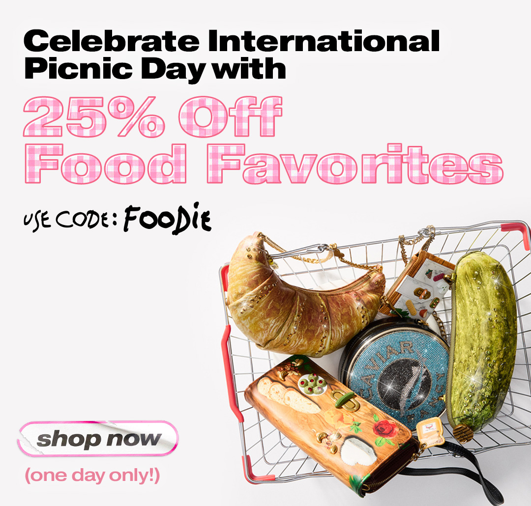 Food Flash Sale: 25% off select styles with code FOODIE