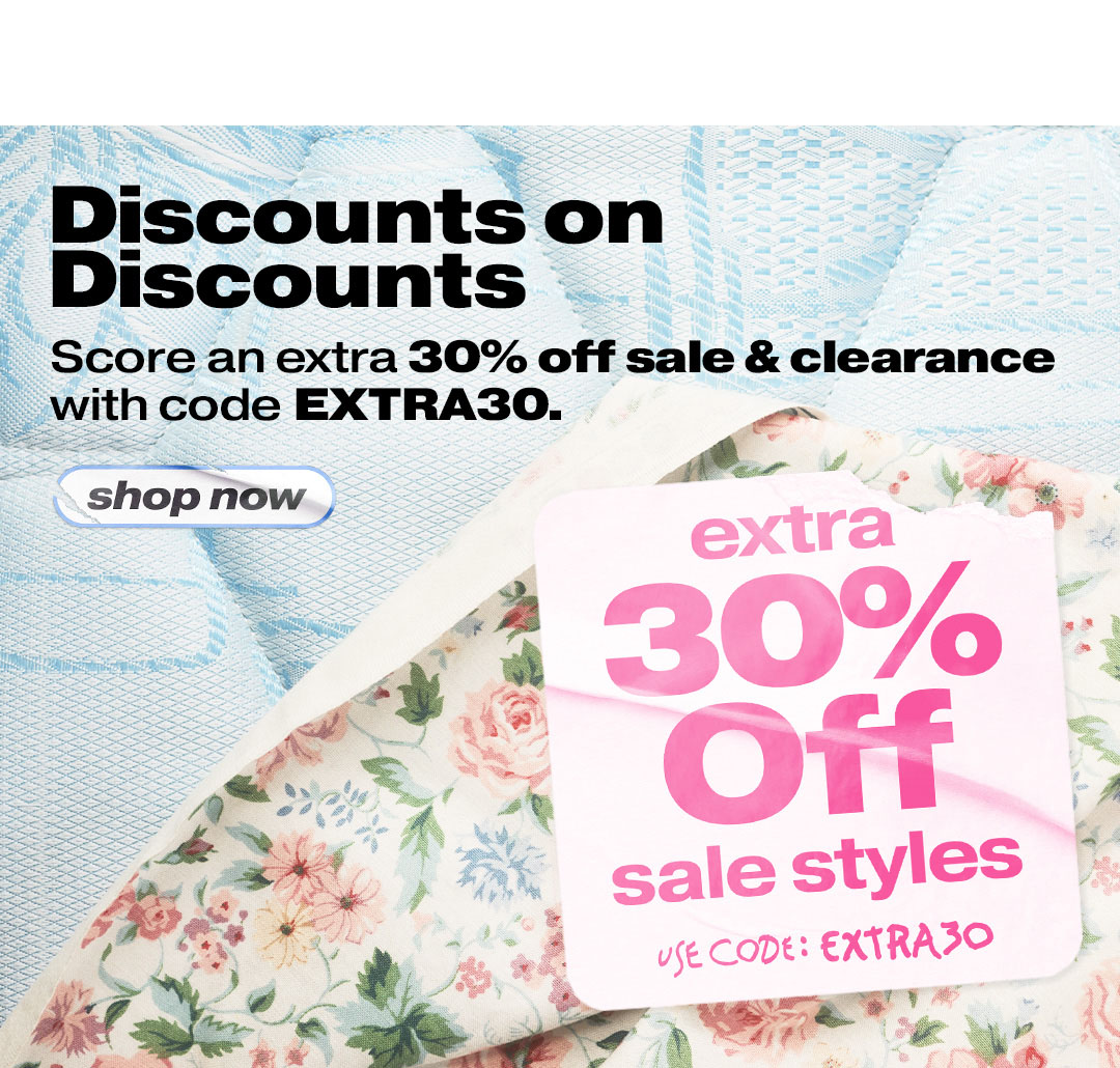 Extra 30% off Sale with Code EXTRA30