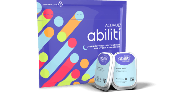 Learn more about myopia management with ACUVUE® Abiliti™