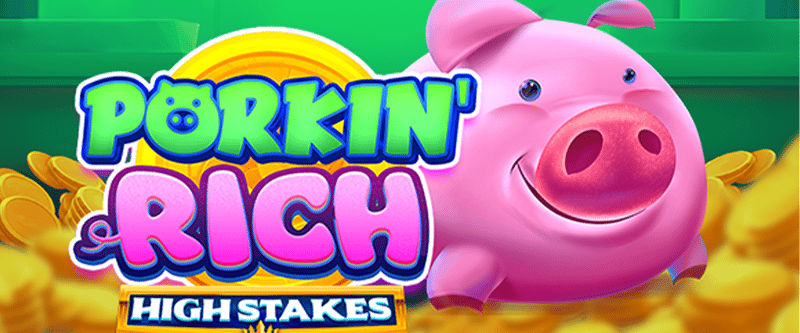 Porkin Rich High Stakes - Game Title
