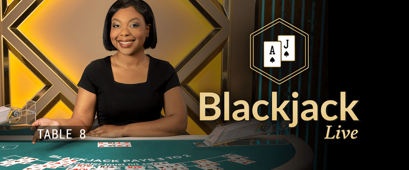 Live Dealer Blackjack Table 8 (MI) - Game Title