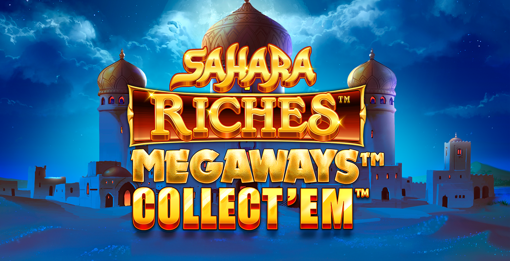 Collect 'Em: Sahara Riches MegaWays - Game Title