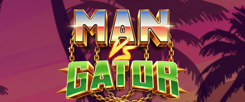 Man vs Gator - Game Title