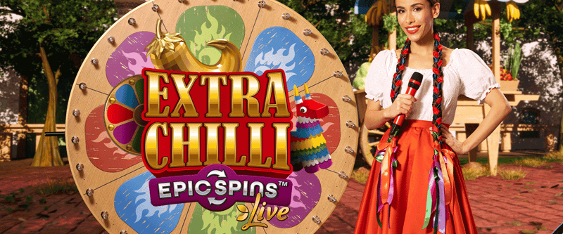 Extra Chilli Epic Spins Live - Game Title