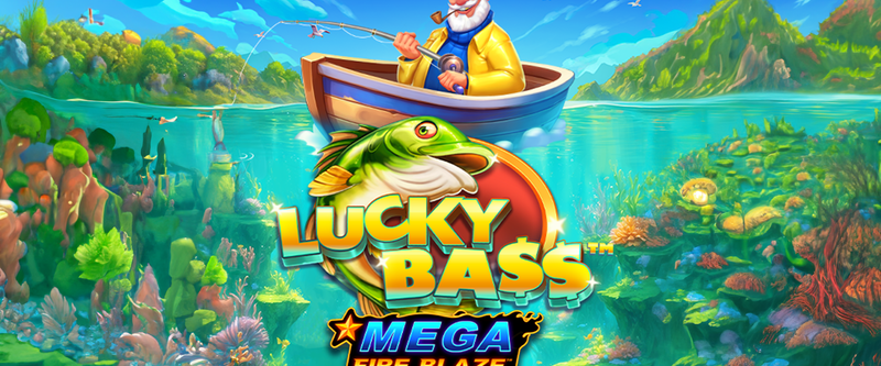 Mega Fire Blaze: Lucky Bass - Game Title