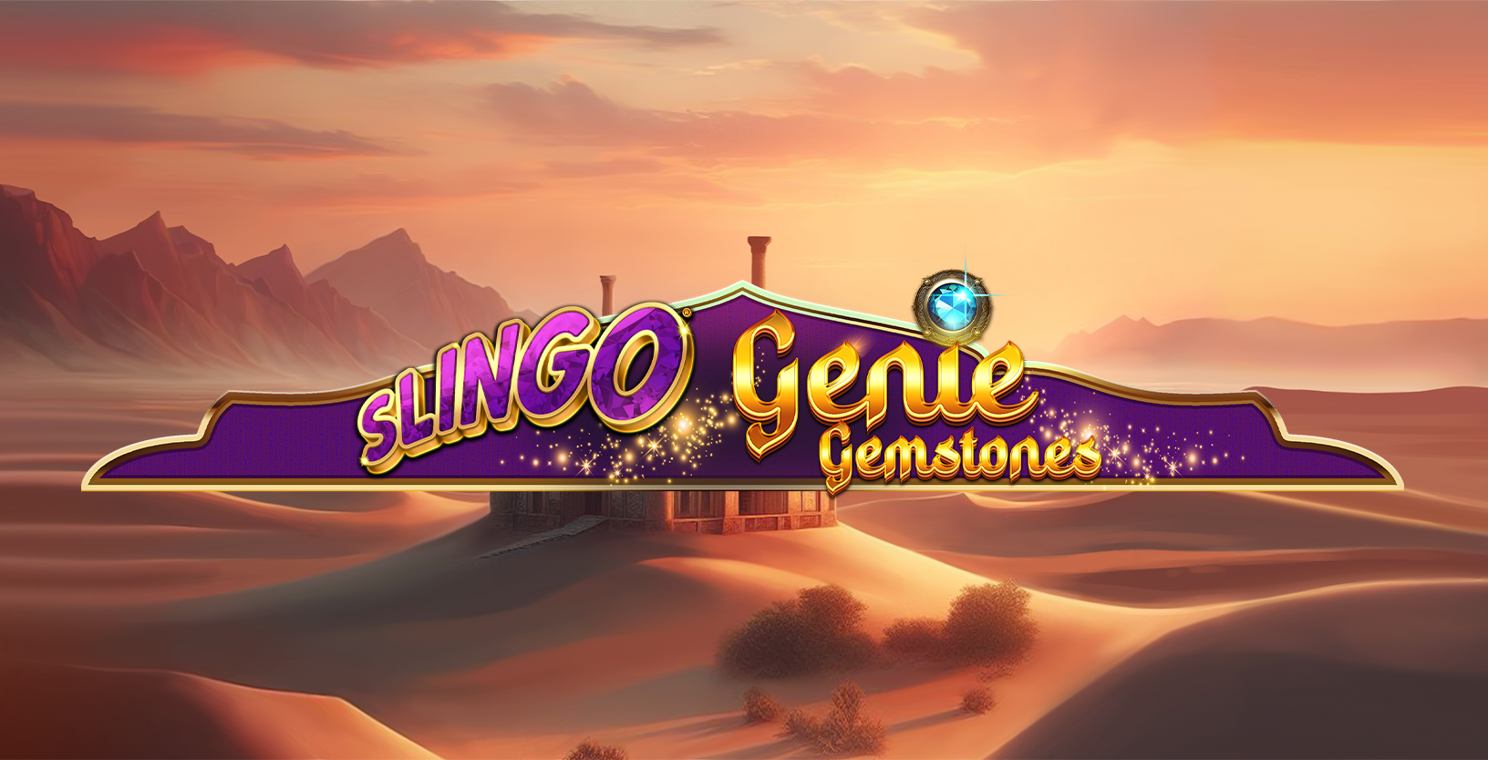 Slingo Genie Gemstones - Game Title