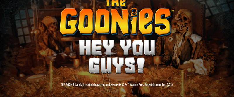 The Goonies Hey You Guys! (ON) - Game Title