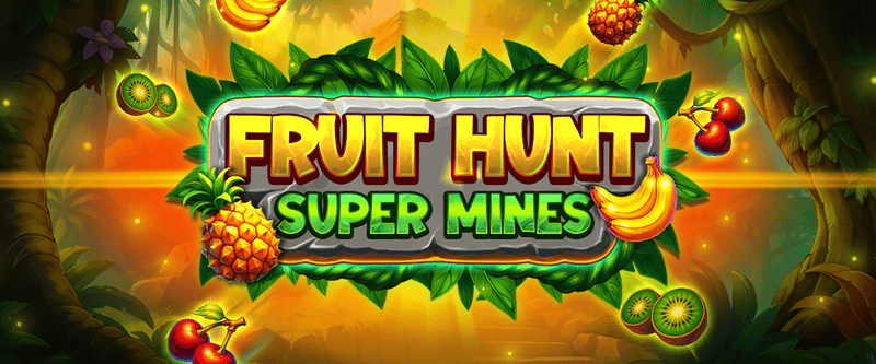 Fruit Hunt Super Mines - Game Title