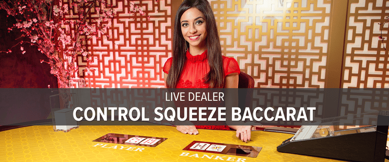 Live Dealer Control Squeeze Baccarat (ON) - Game Title