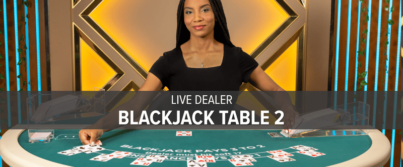 Live Dealer Blackjack Table 2 (PA) - Game Title