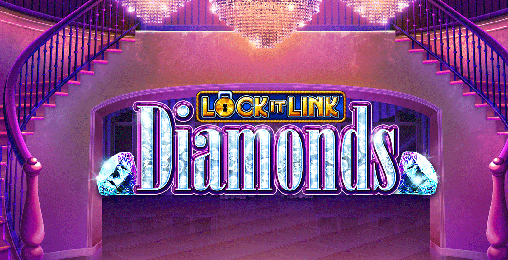 Lock It Link Diamonds - Game Title