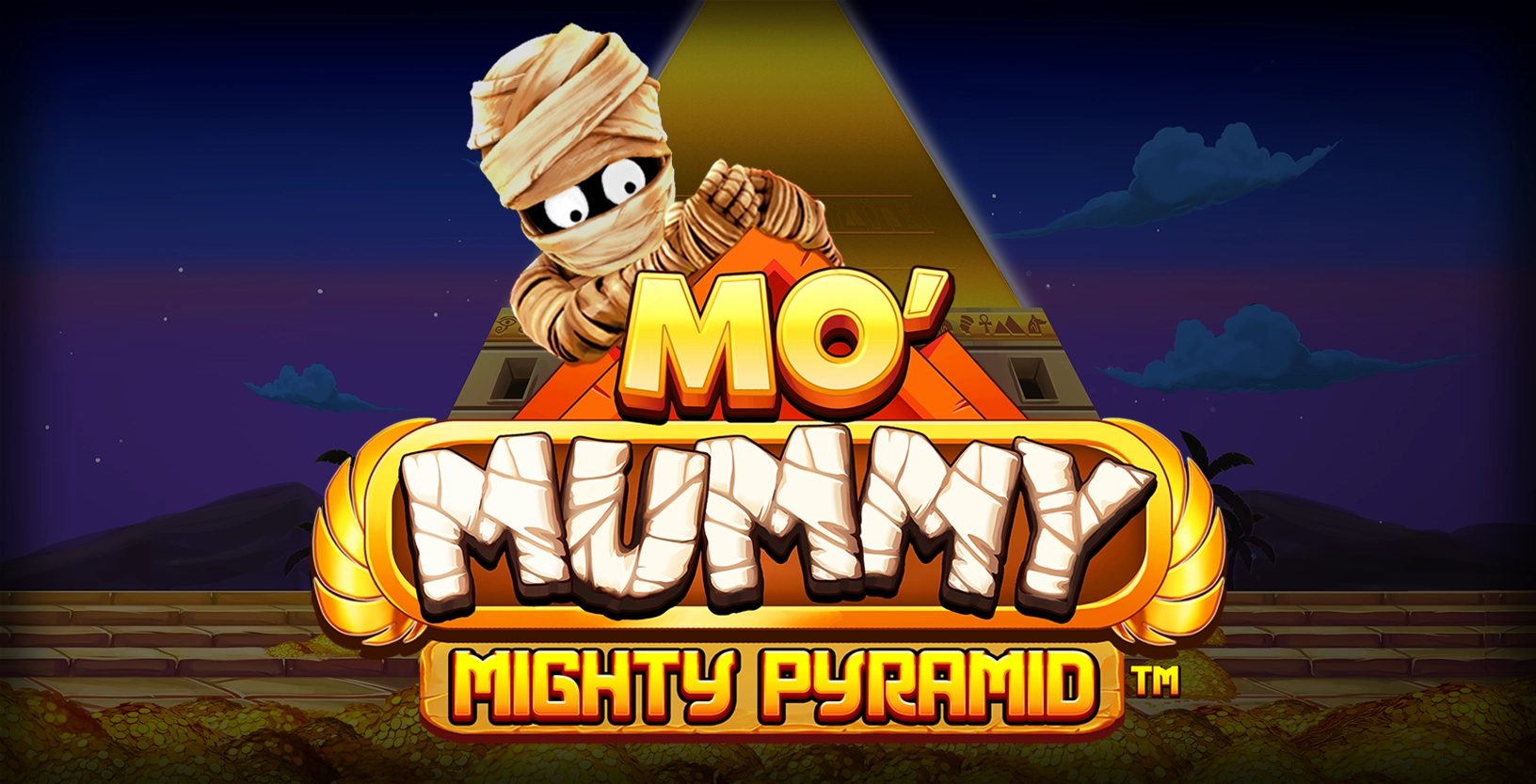 Mo'Mummy Mighty Pyramid - Game Title
