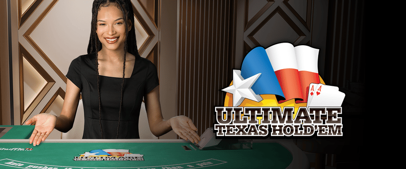 Live Dealer Ultimate Texas Hold'em (MI) - Game Title