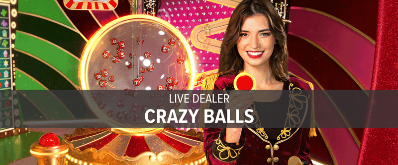 Live Dealer Crazy Balls - Game Title