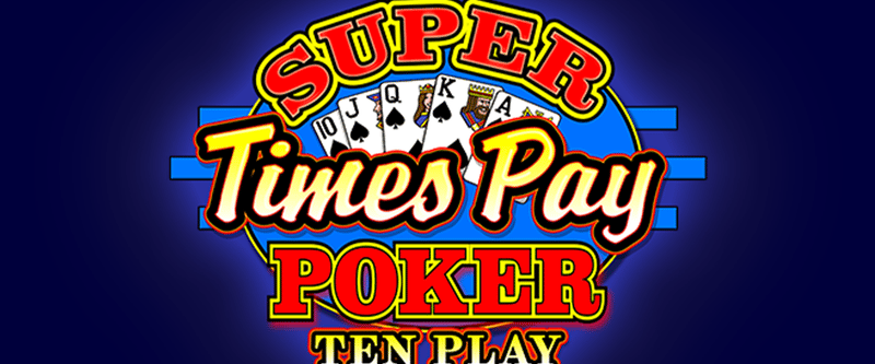 Super Times Pay Poker Ten Play - Game Title