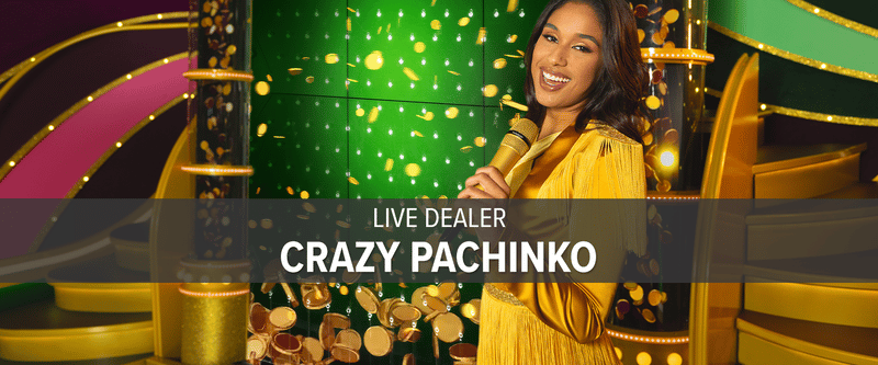 Live Dealer Crazy Pachinko (ON) - Game Title