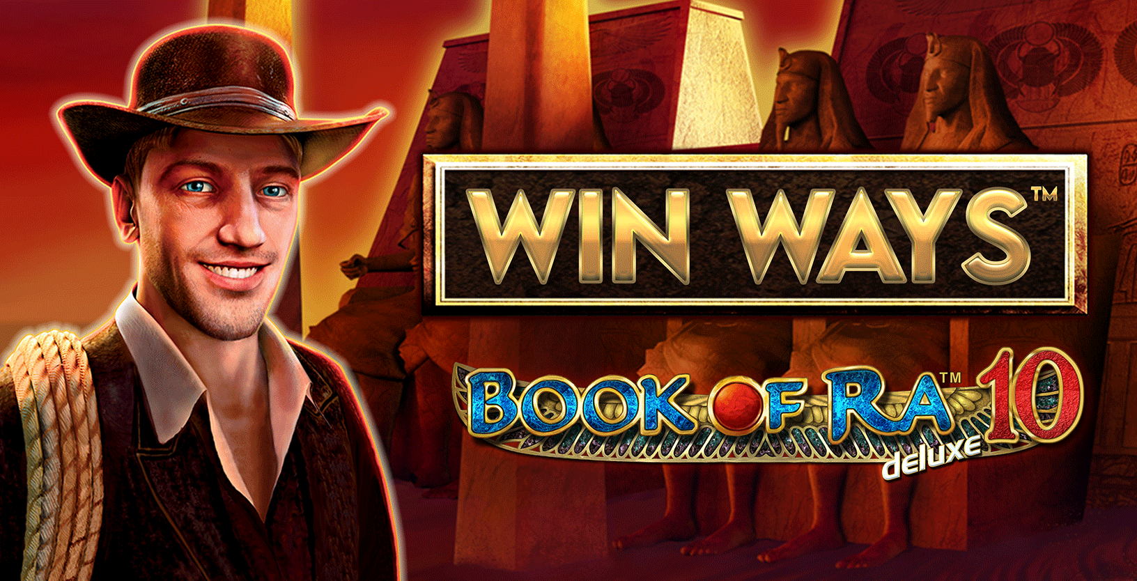 Book of Ra deluxe 10 Win Ways - Game Title