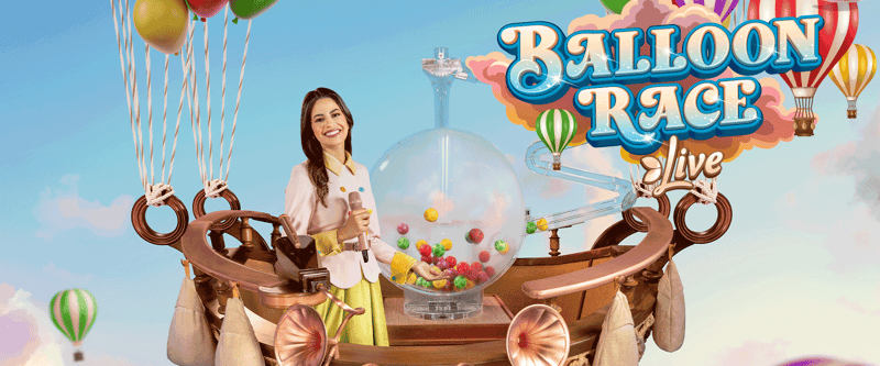 Live Dealer Balloon Race - Game Title