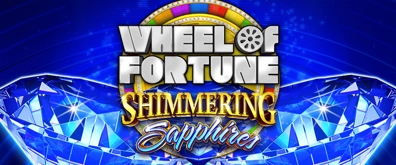 Wheel of Fortune Shimmering Sapphires - Game Title