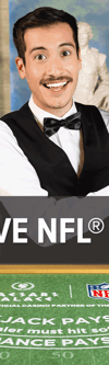 TEMP Caesars Live NFL® Blackjack (PA) - Game Title