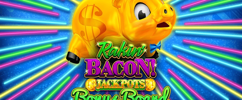 Rakin Bacon Jackpots Bonus Board - Game Title