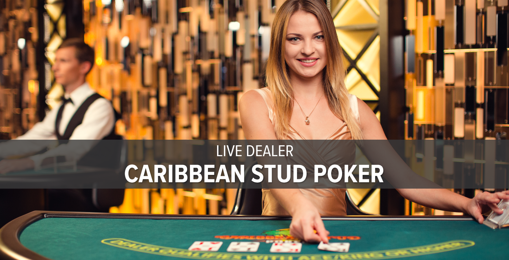 Live Dealer Caribbean Stud Poker (Ontario) - Game Title