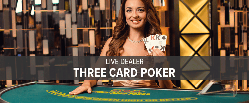 Live Dealer Three Card Poker (Ontario) - Game Title