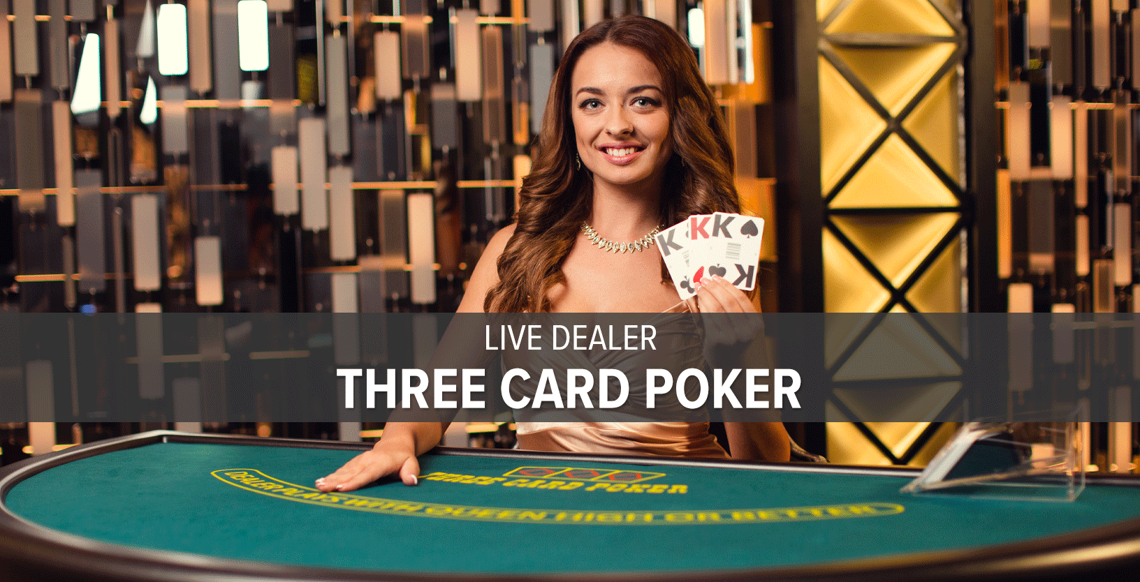 Live Dealer Three Card Poker (NJ) - Game Title