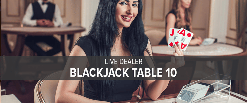 Live Dealer Blackjack (NJ) Table 10 - Game Title