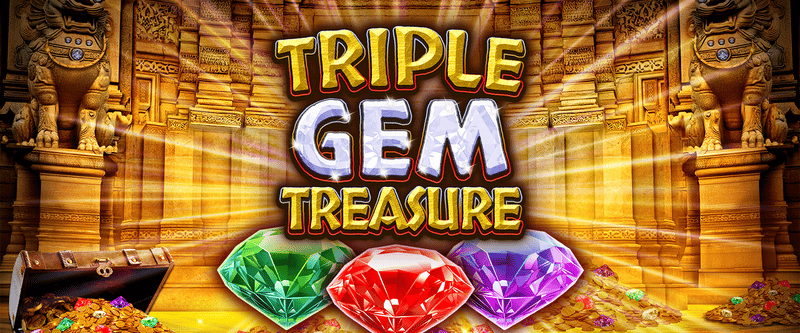Triple Gem Treasure - Game Title