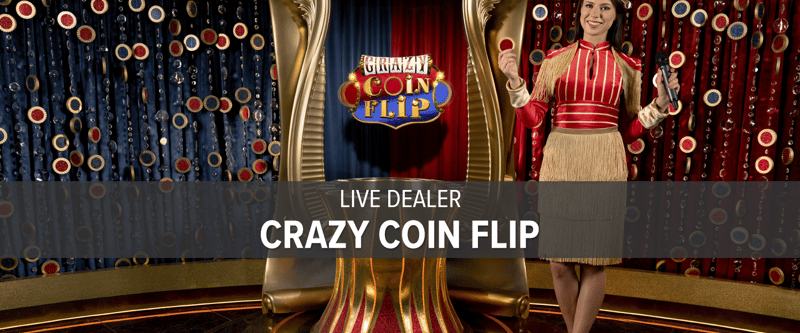 Live Dealer Crazy Coin Flip (New Jersey) - Game Title