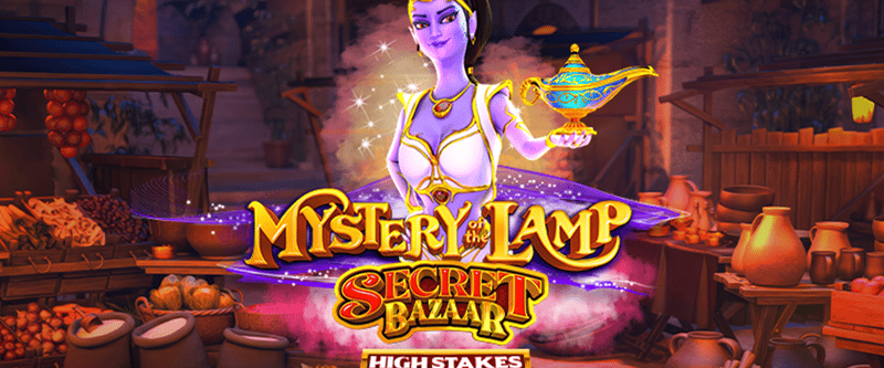 Mystery of the Lamp Secret Bazaar High Stakes - Game Title