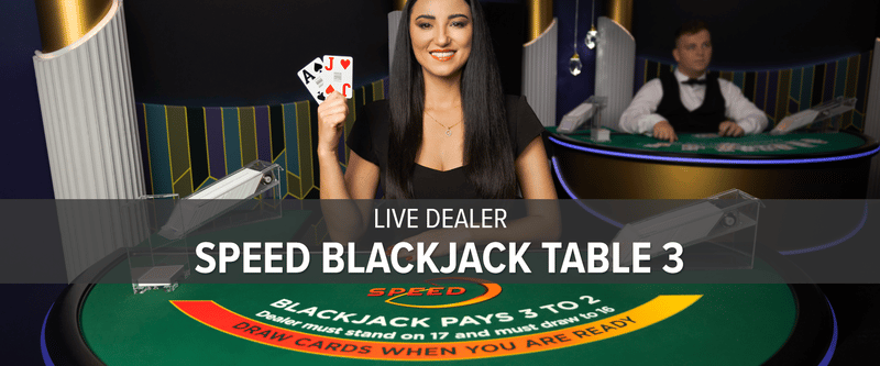 Live Dealer Classic Speed Blackjack Table 3 (ON) - Game Title