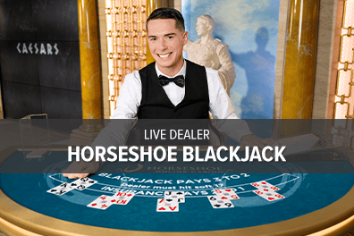 Horseshoe Live Dealer Blackjack (NJ) image