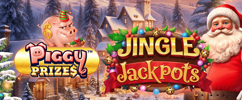 Piggy Prizes Jingle Jackpots - Game Title