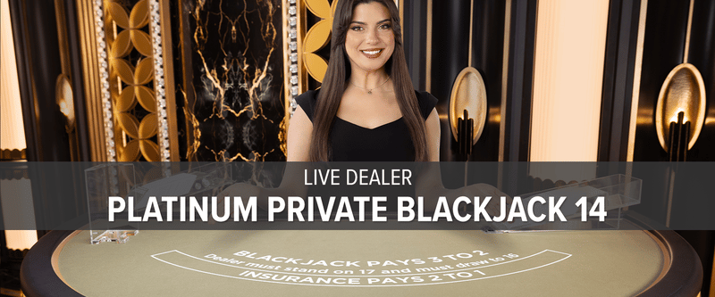 Live Dealer Platinum Private Blackjack 14 (ON) - Game Title