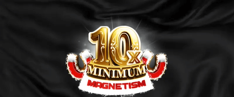 10x Minimum Magnetic Force - Game Title