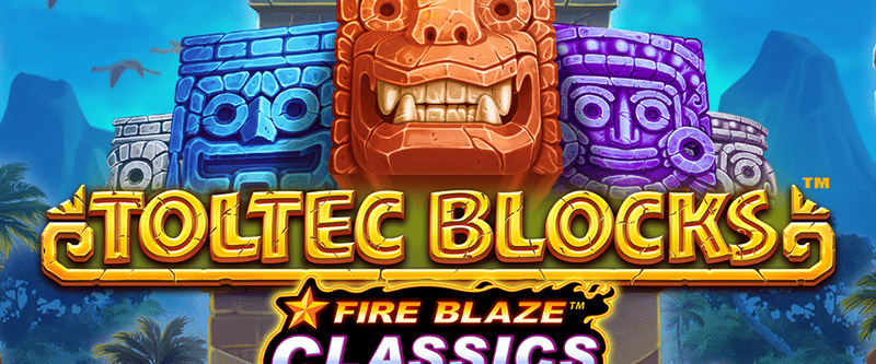 Fire Blaze Toltec Blocks - Game Title