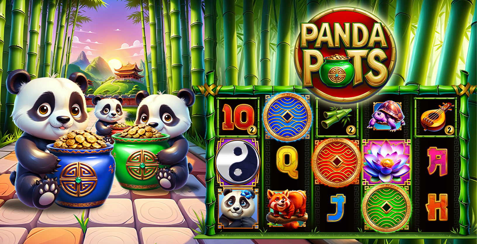 Panda Pots - Game Title