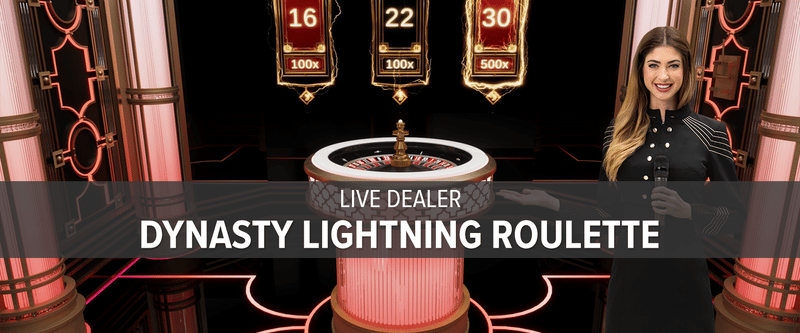 Live Dealer Dynasty Lightning Roulette (ON) - Game Title