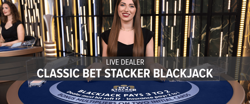 Live Dealer Classic Bet Stacker Blackjack 9 - Game Title