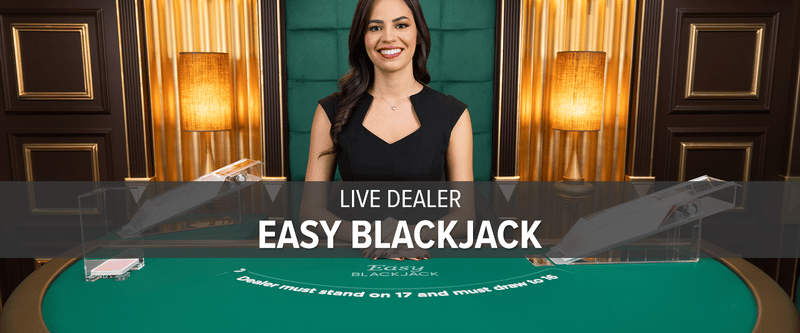 Live Dealer Easy Blackjack (NJ) - Game Title