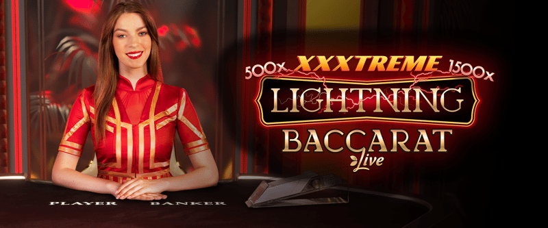 Live Dealer XXXtreme Lightning Baccarat - Game Title
