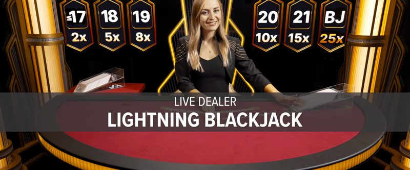 Live Dealer Lightning Blackjack (NJ) - Game Title